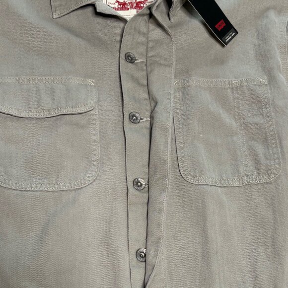 Levi’s Signature Women’s Trucker Jean Jacket Size Medium Gray Wash Denim NWT - Picture 10 of 16